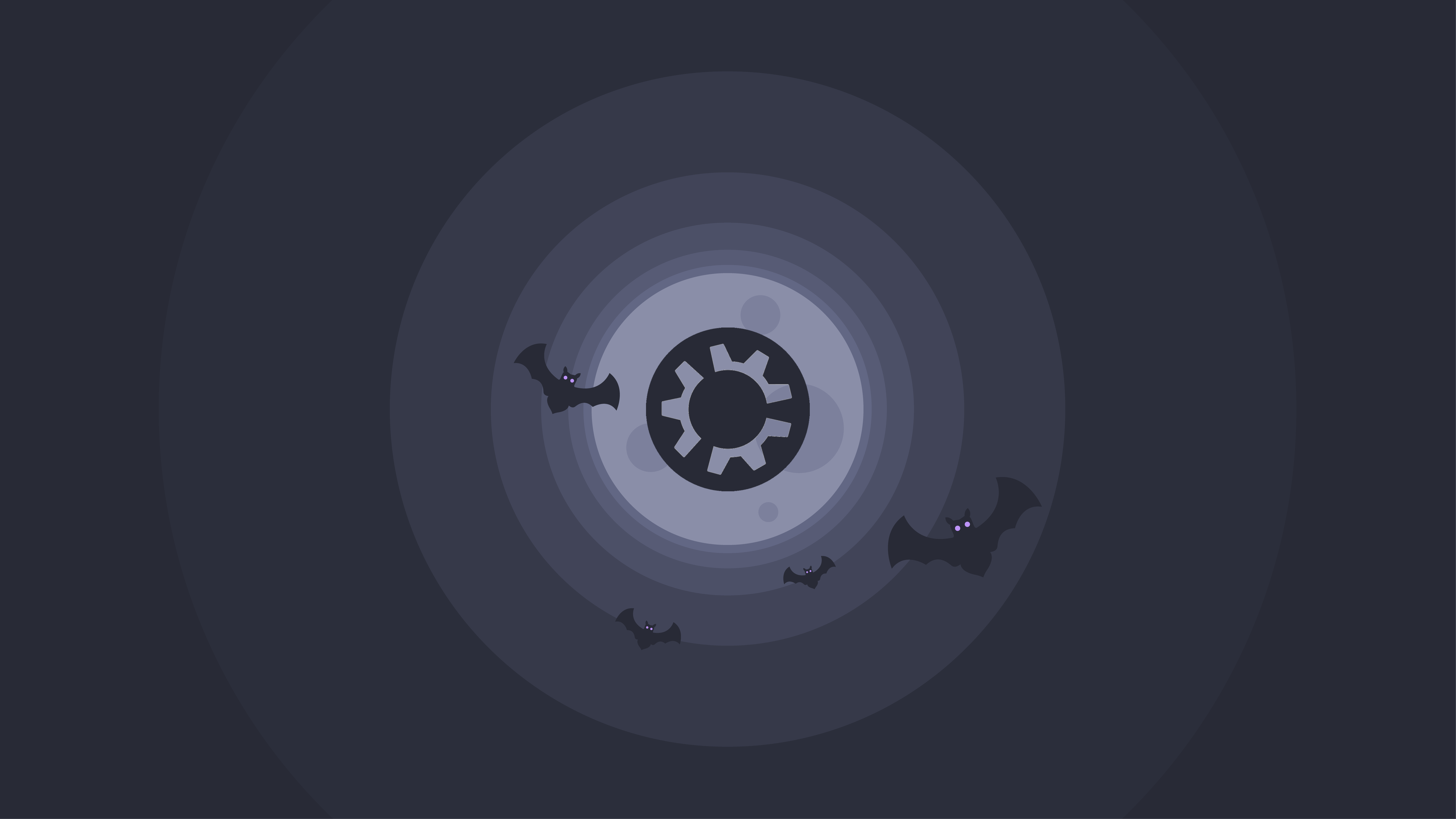 8001x4501 Kubuntu Dracula wallpaper