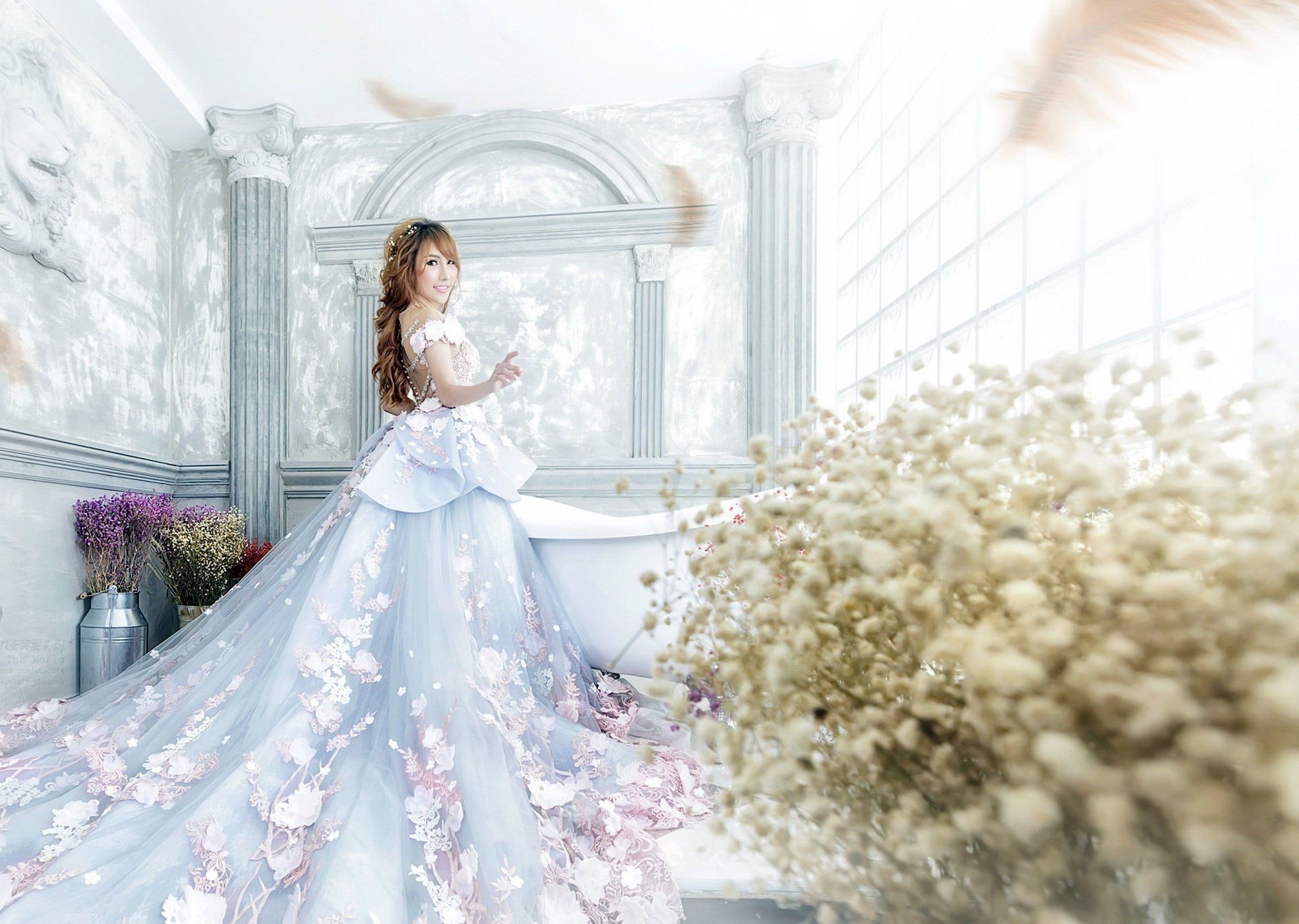 1920x1366 Model Woman Bride HD Wallpaper