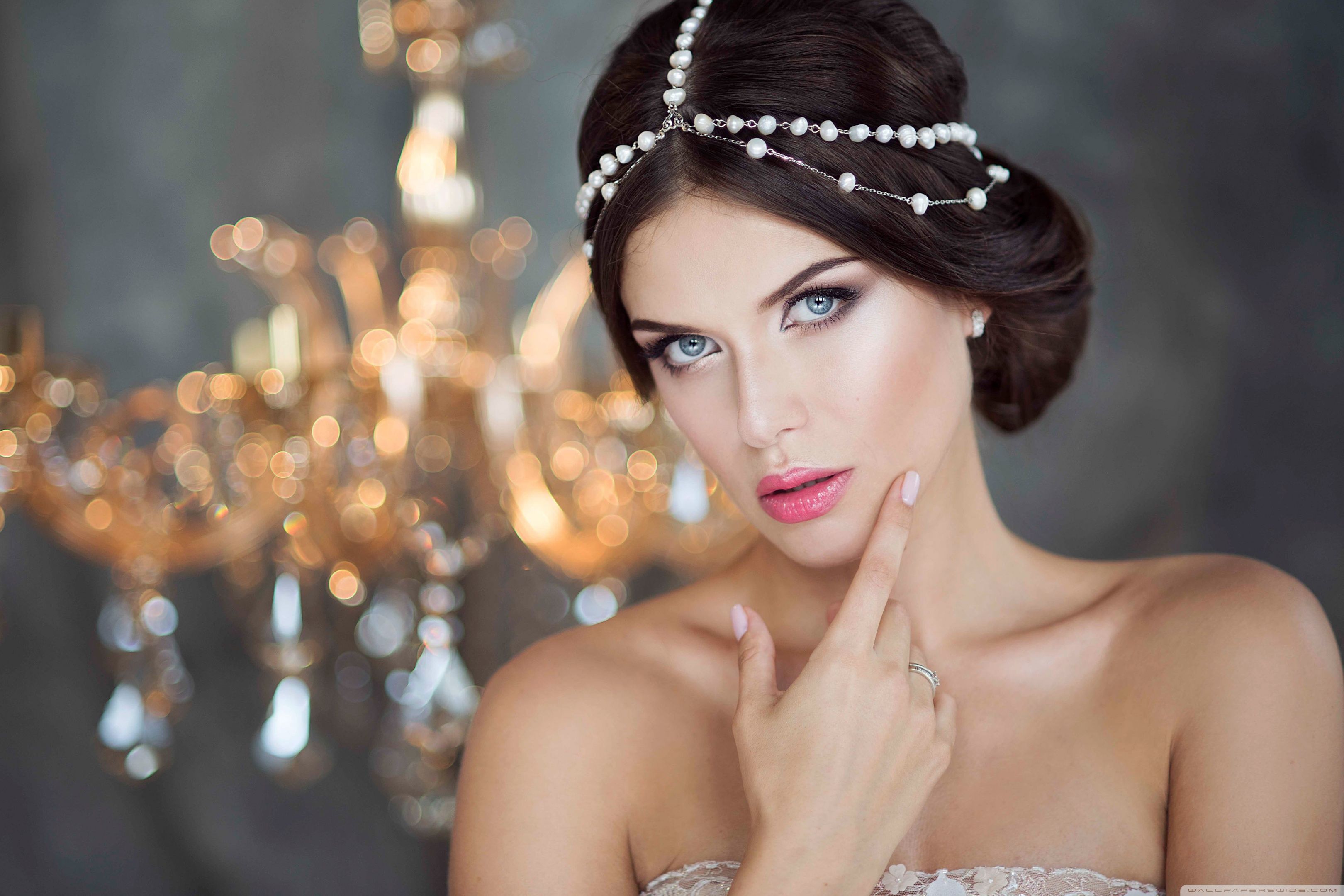 3240x2160 Beautiful Bride Makeup Ultra HD