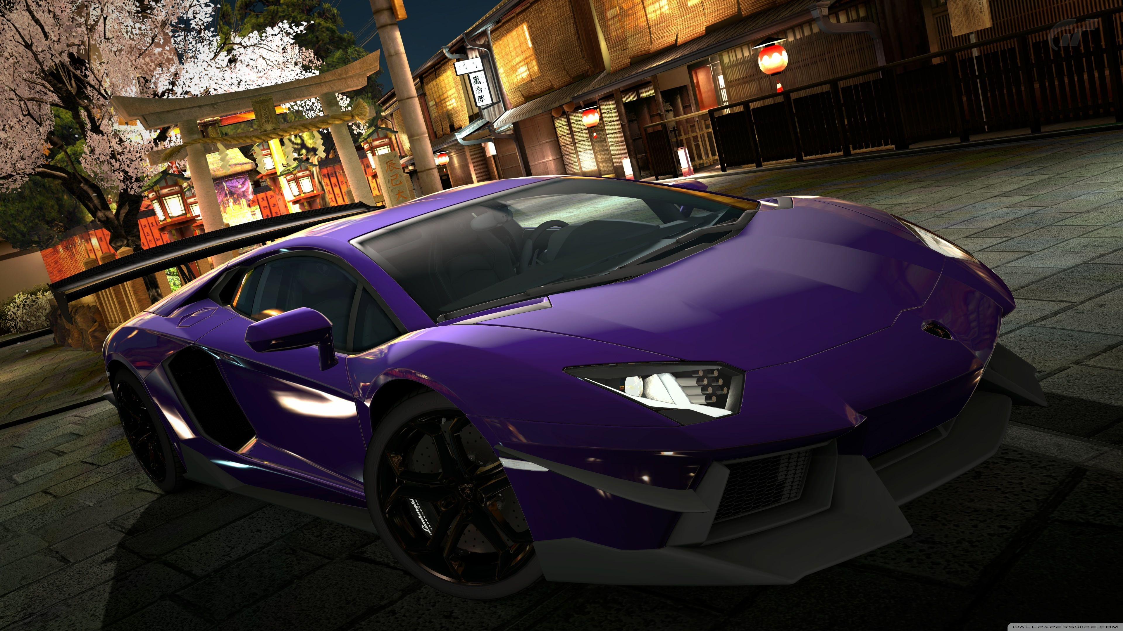 3840x2160 Lamborghini Aventador LP700 4 Purple ❤ 4K HD Desktop