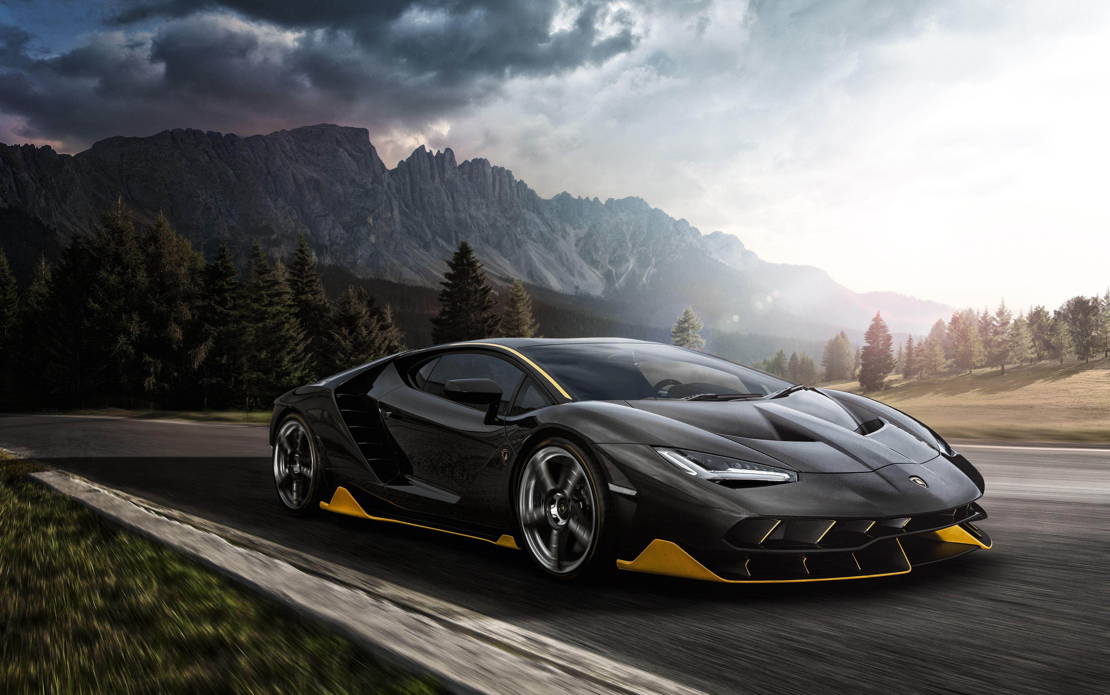3840x2405 Black Lamborghini Aventador 4k HD Cars, 4k Wallpaper