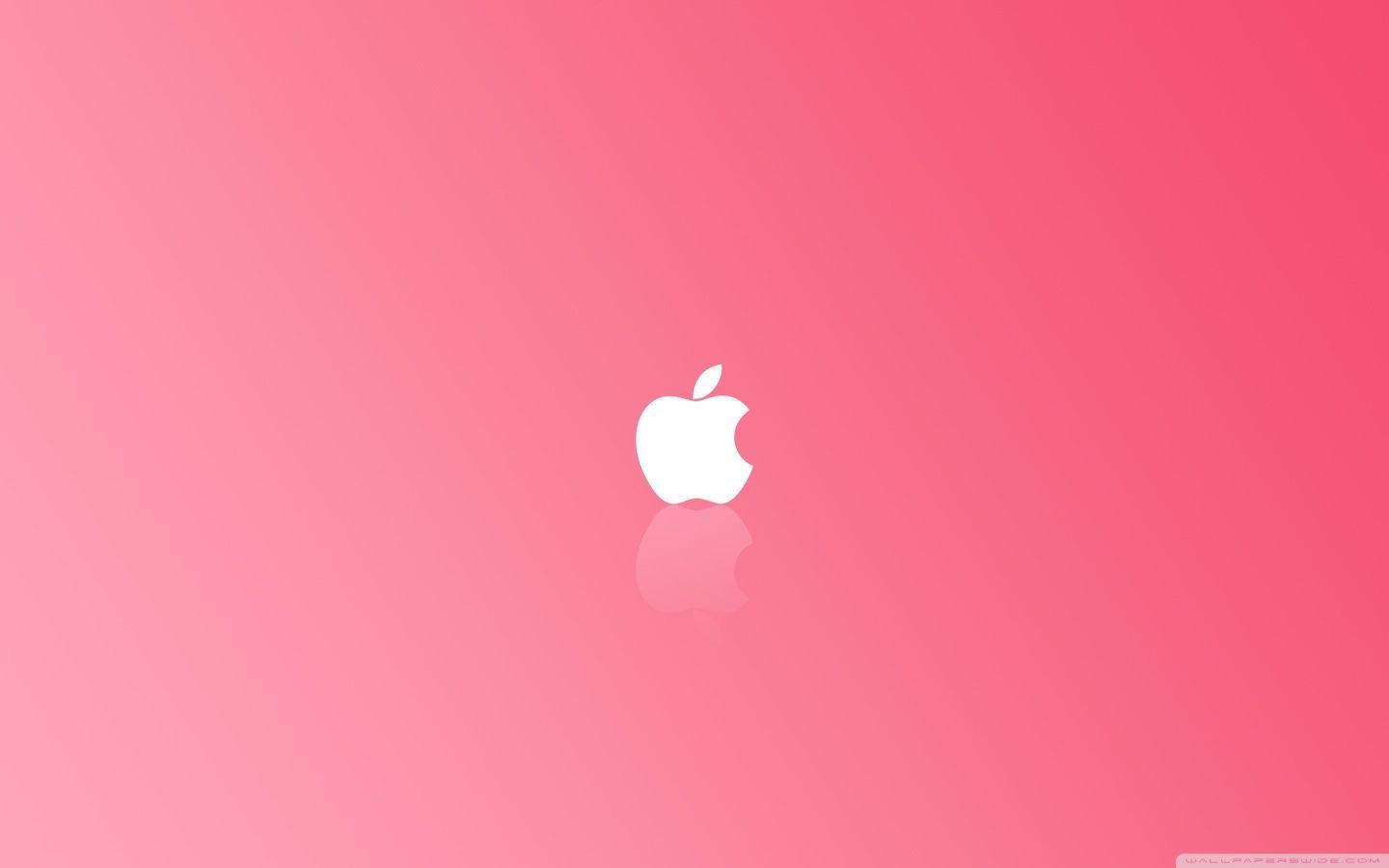 1440x900 Pink Apple Wallpaper
