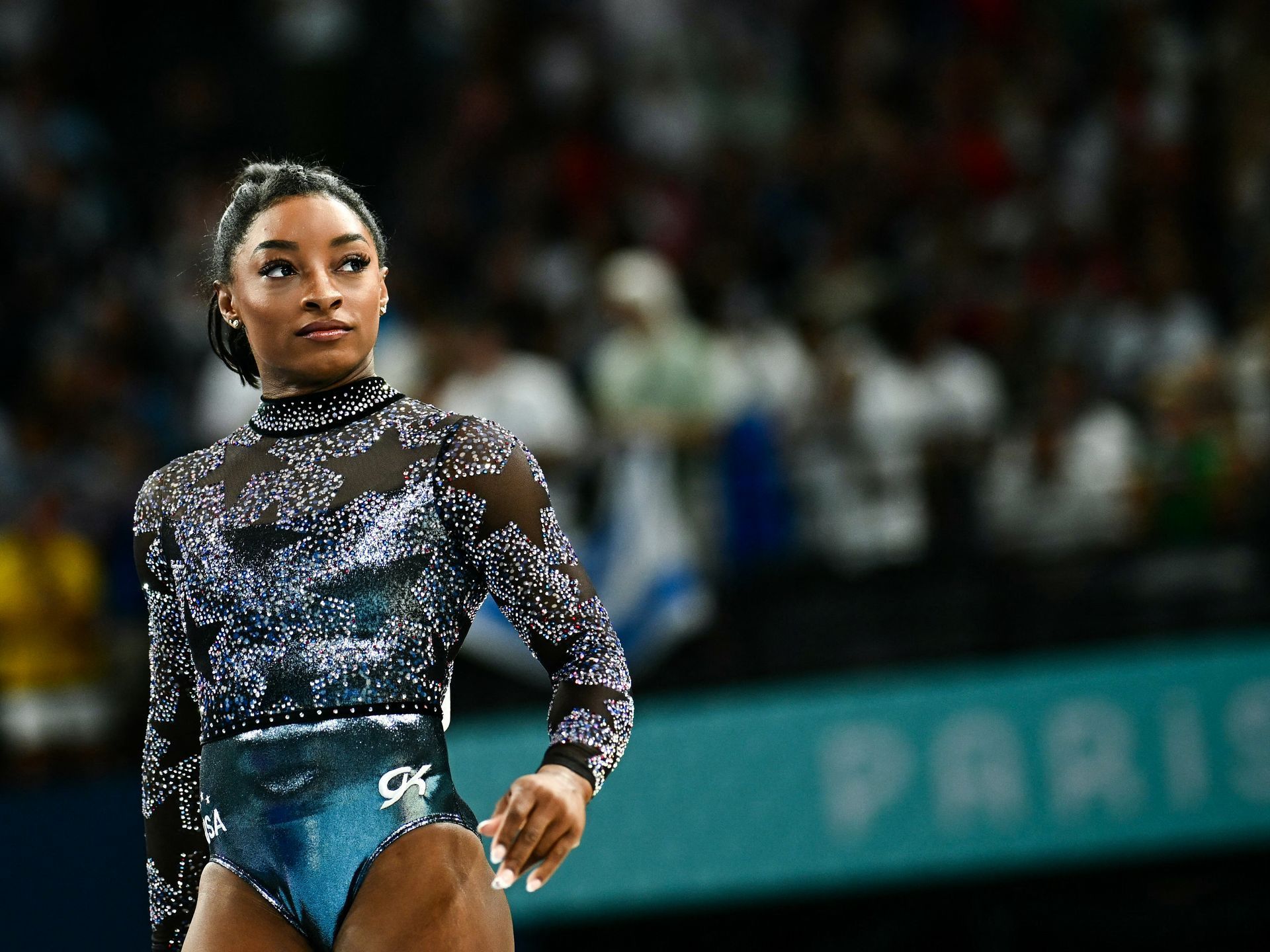 1920x1440 Simone Biles' Swarovski Olympic leotard