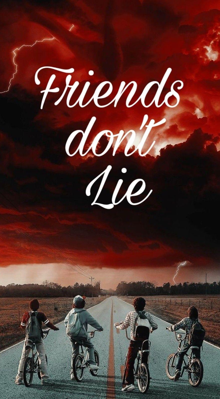 Friend dont Lie Poster for Sale by inwonderlaand  Redbubble