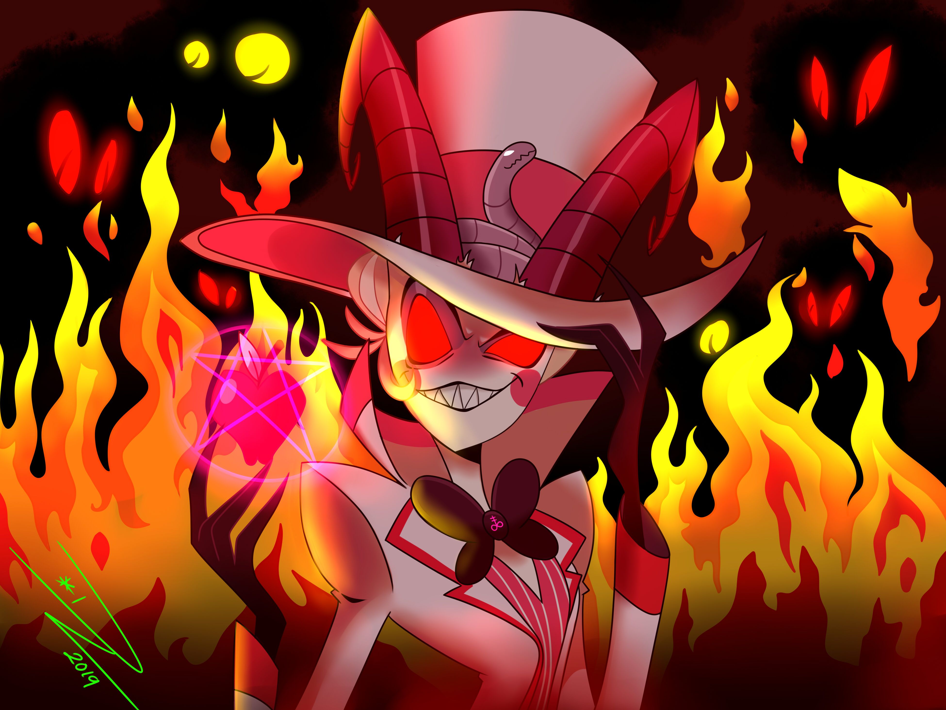 3900x2925 Hazbin Hotel Lucifer HD Wallpaper