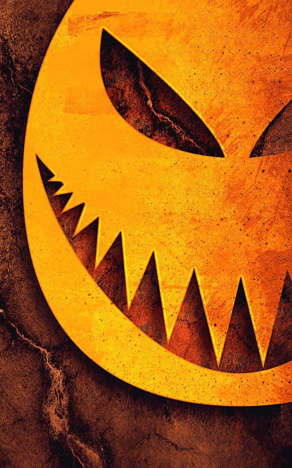 950x1520 Halloween Scary Emoji Smile 4K Ultra HD Mobile Wallpaper