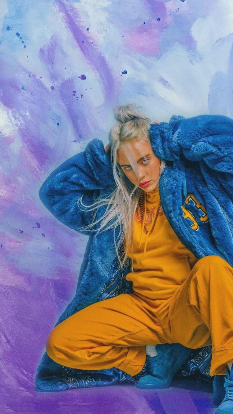 750x1334 Selfmade wallpaper Billie eilish #billieeilish #billie #wallpaper #purple. Billie, Billie eilish, Aesthetic videos