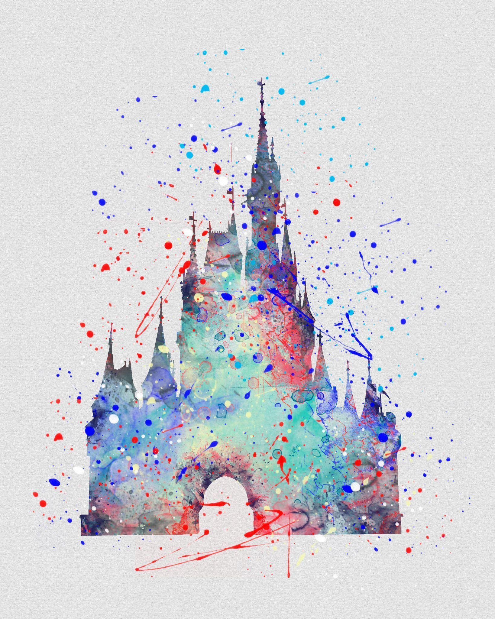 1638x2048 Disney Watercolor Wallpaper