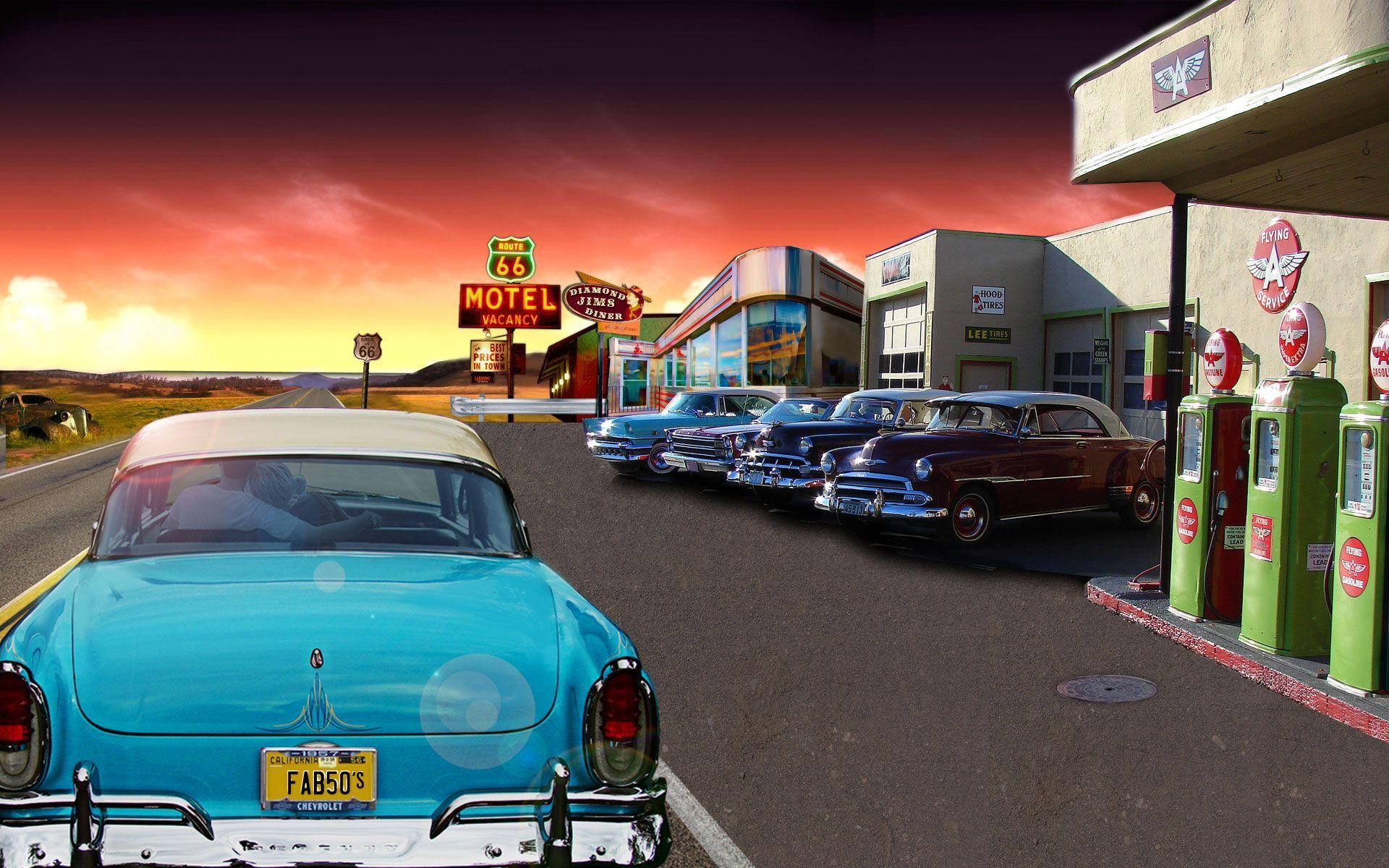 1920x1200 Fabulous 50's Motorcar Company. Fabulous 50's Classic Cars