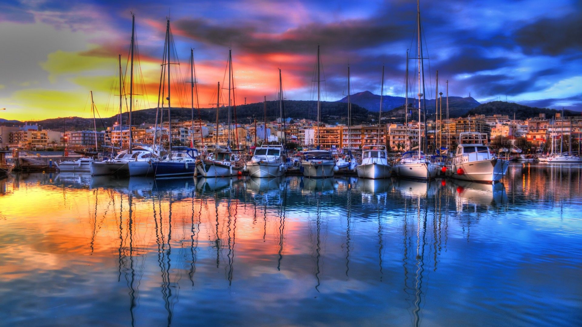 1920x1080 Greece Wallpaper