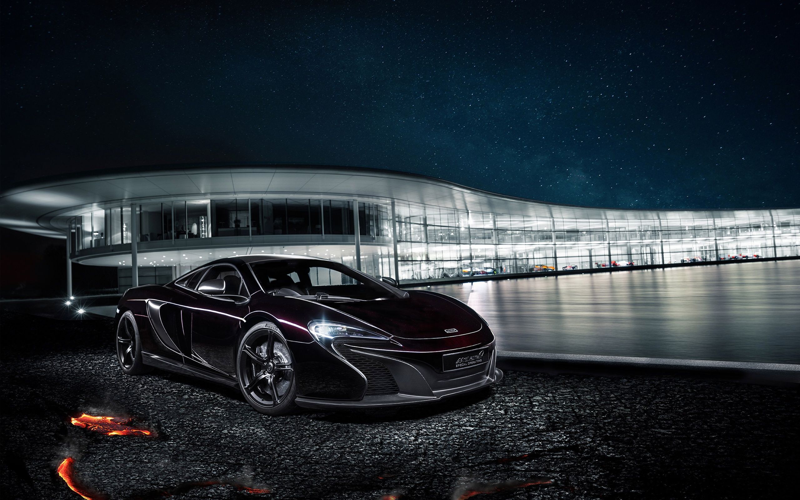 2560x1600 Download Black Car wallpaper