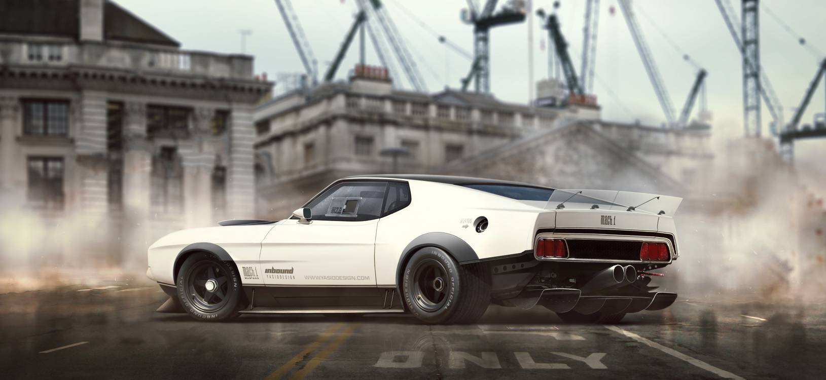 1629x750 Muscle Car, Ford Mustang Mach Ford, Classic Car, Car HD