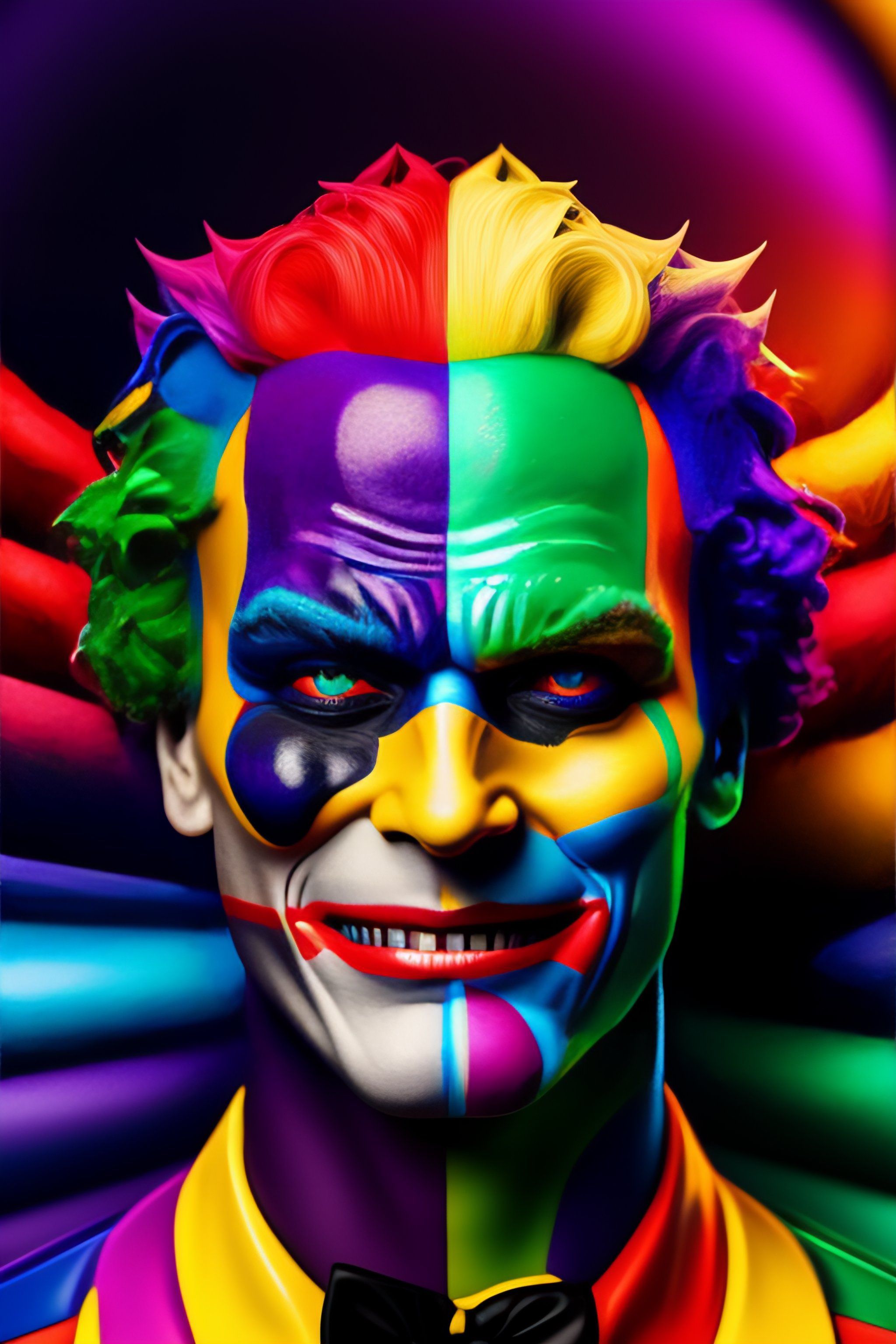 2048x3072 scary jocker stunning wallpaper