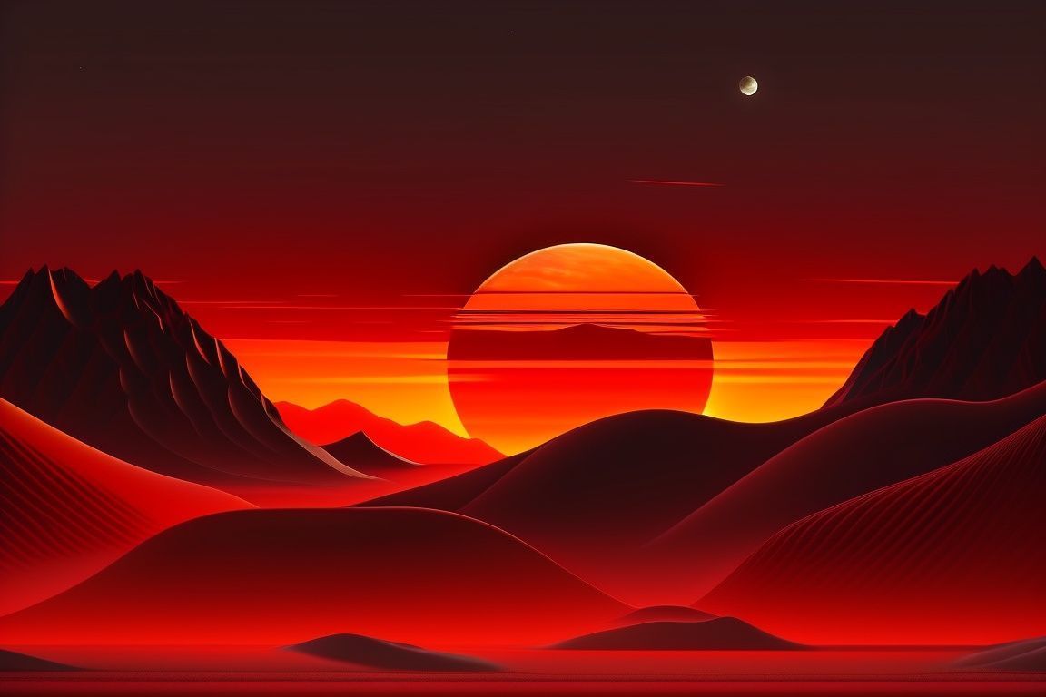 1152x768 color wallpaper of a desertic landscape