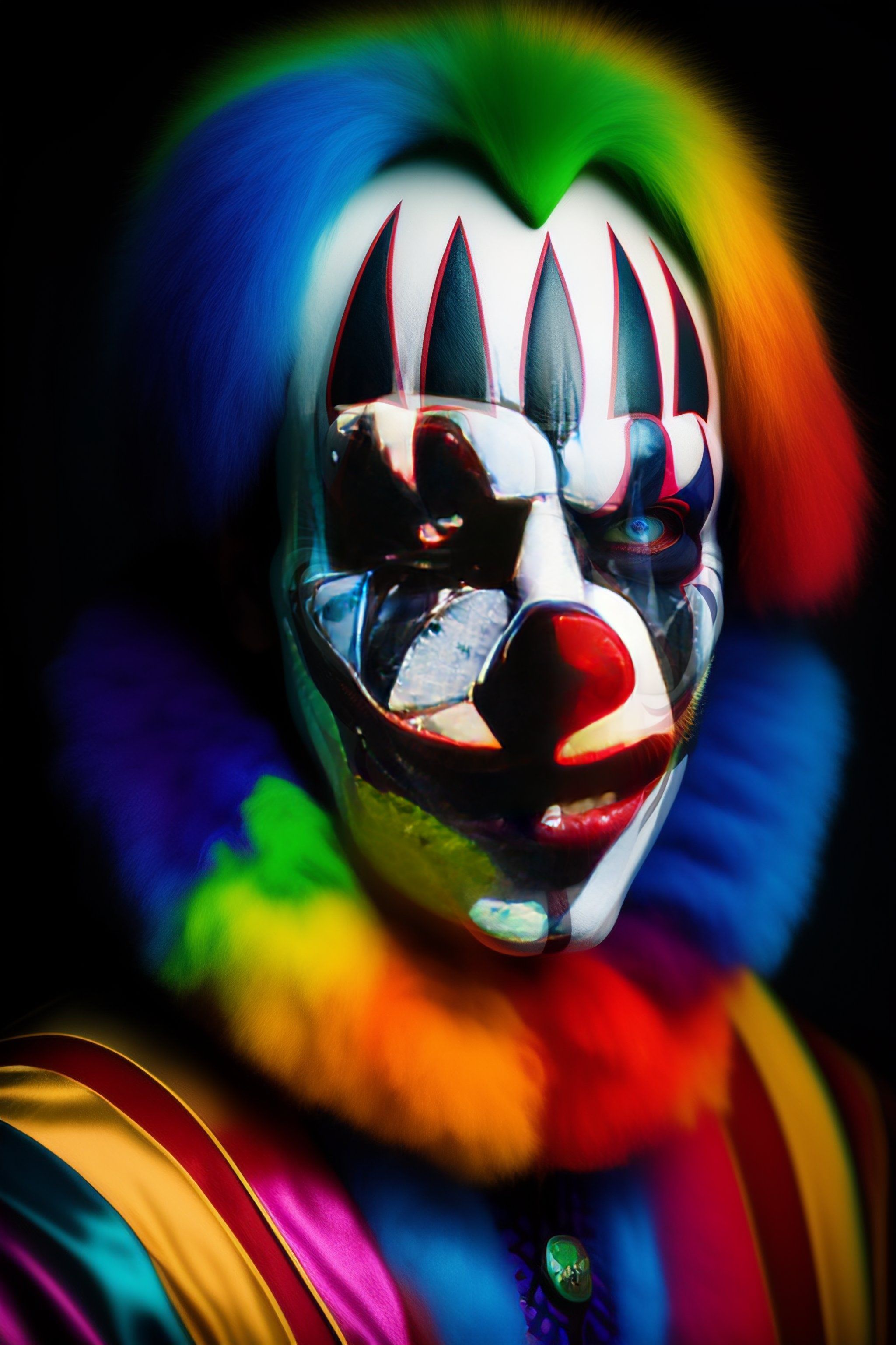 2048x3072 scary masked clown stunning wallpaper