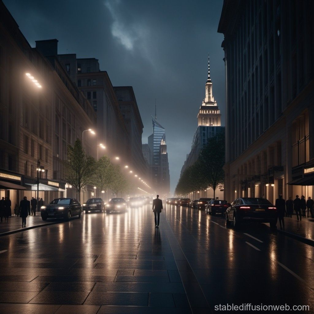 1024x1024 Unrealistic Inception Style Cityscape
