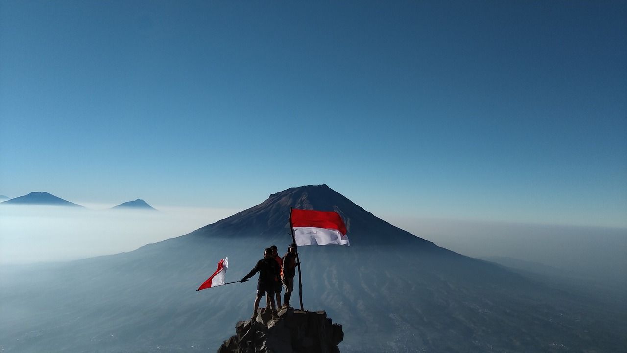 1280x721 Mountains Indonesia Nature
