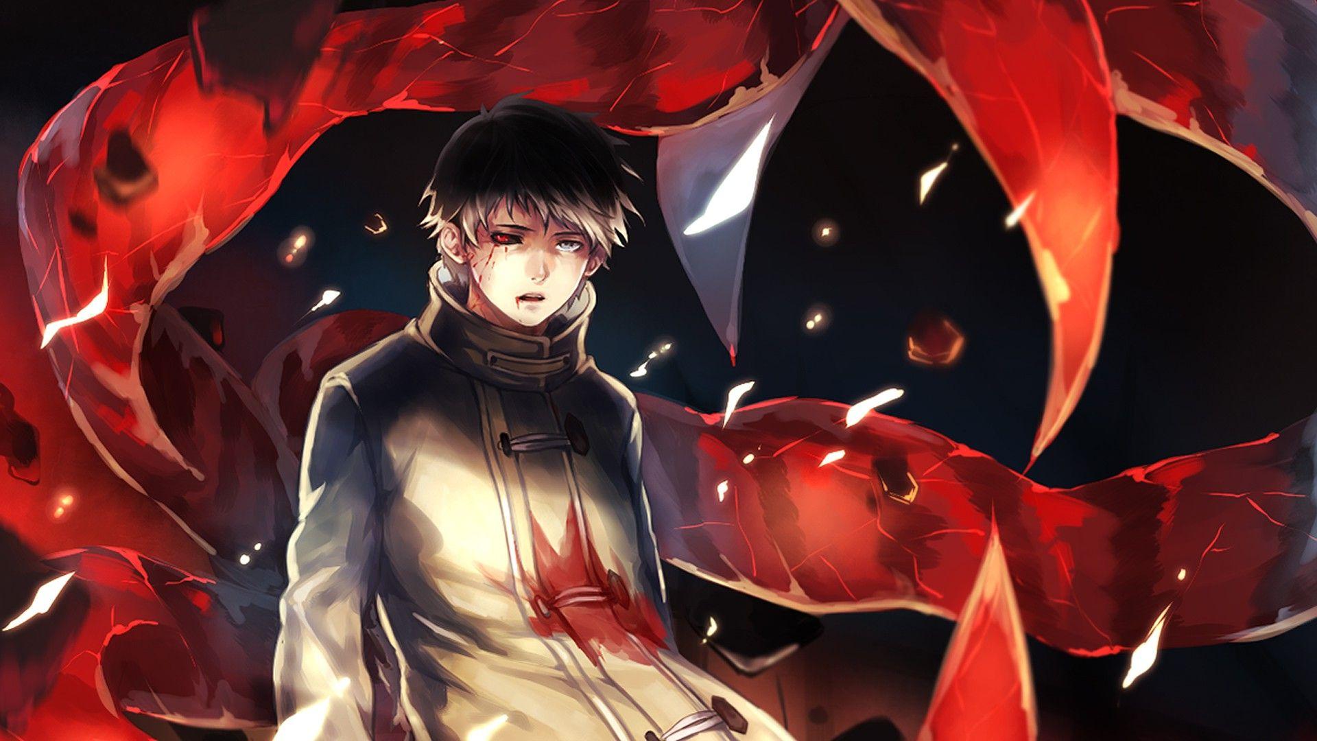 1920x1080 Tokyo Ghoul, Kaneki Ken, Anime Boys Wallpaper HD / Desktop