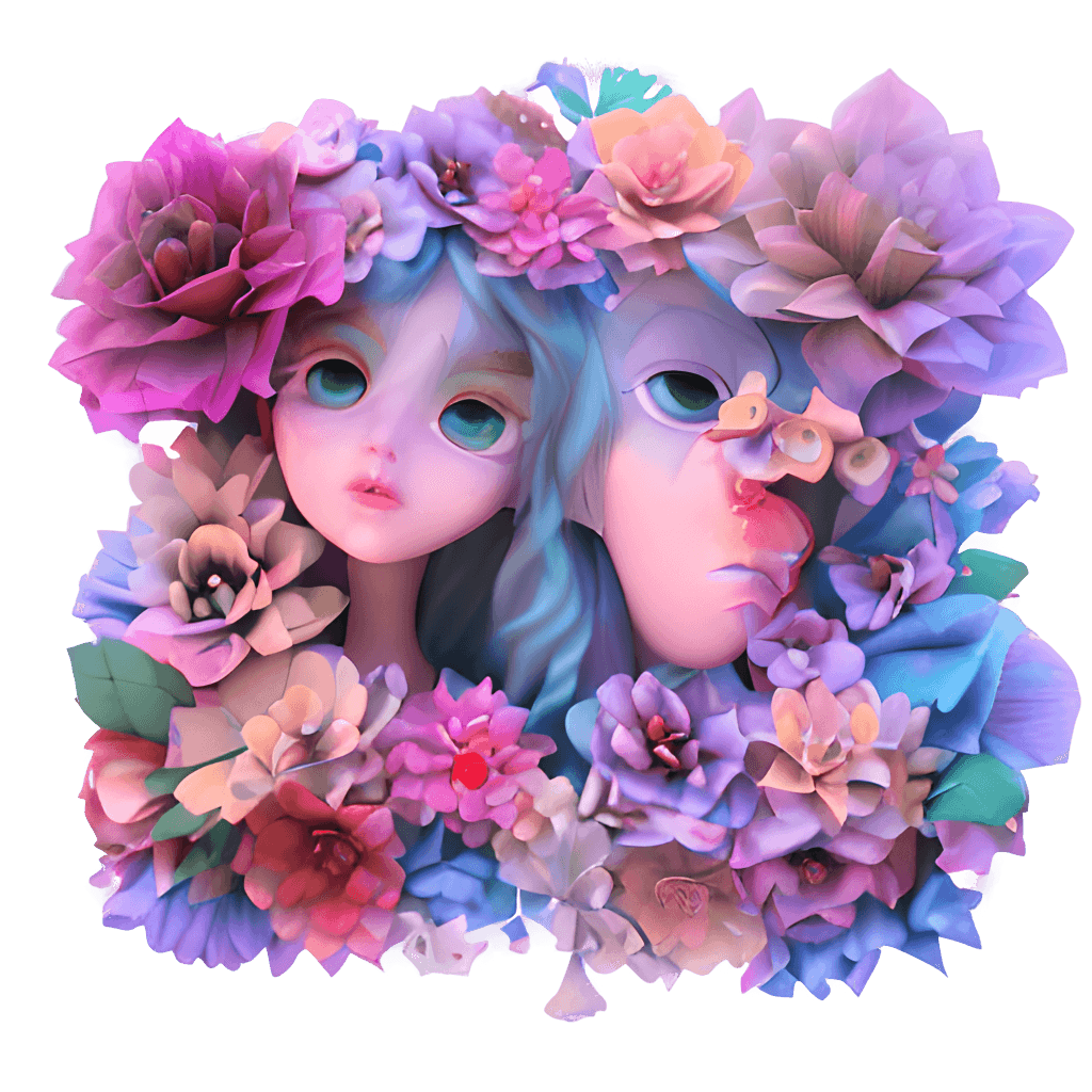 1024x1024 Colorful Flower Wallpaper · Creative