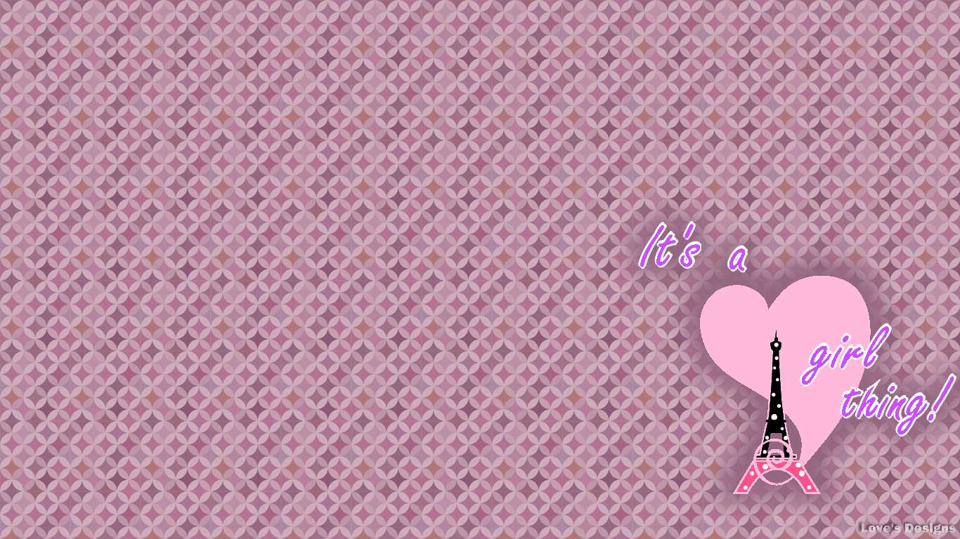 1366x768 Girl Girly Wallpaper