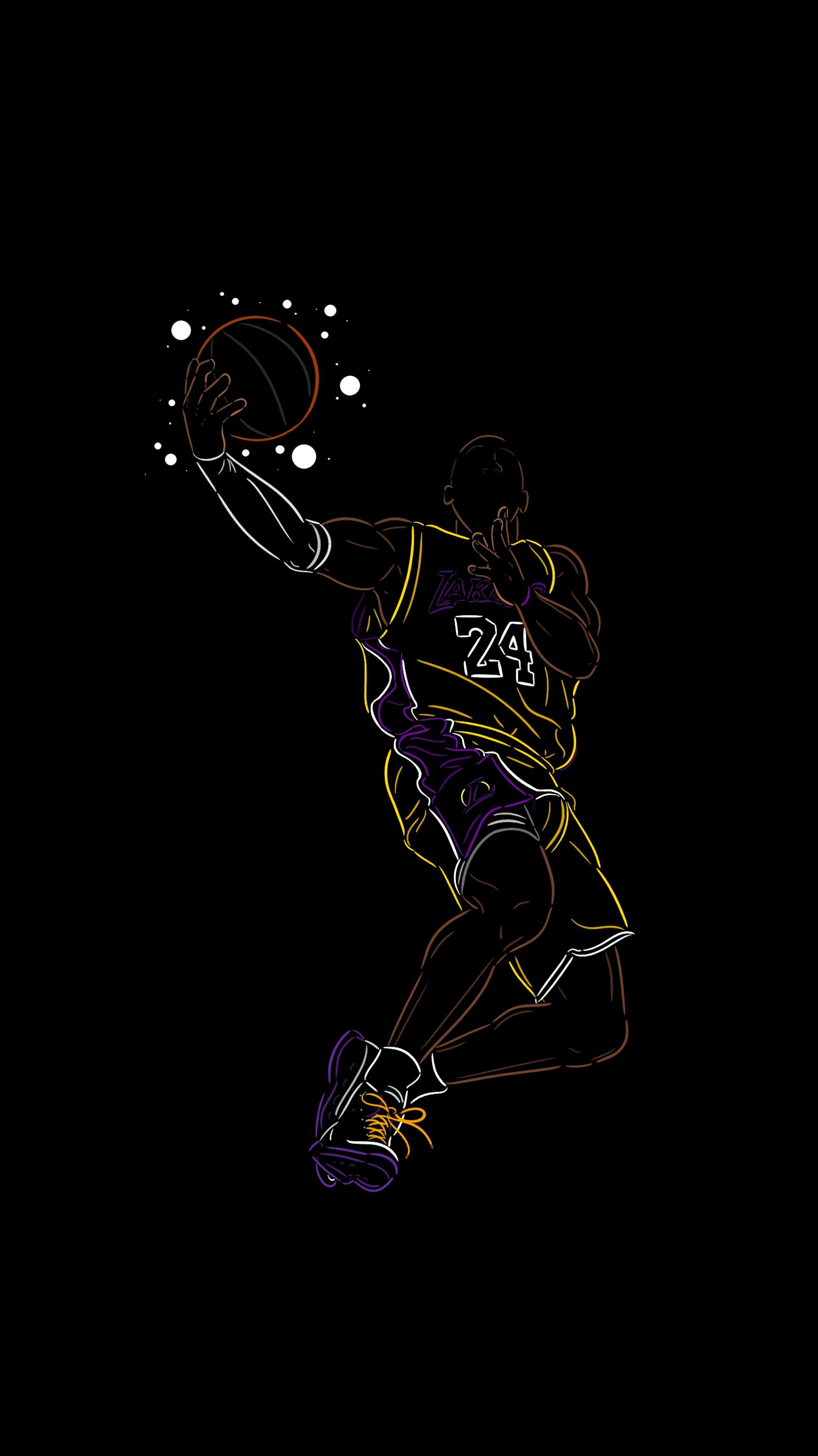 1726x3072 Lakers Logo Kobe Bryant Lakers Logo Kobe Bryant Kobe Bryant Back Jersey Wallpaper