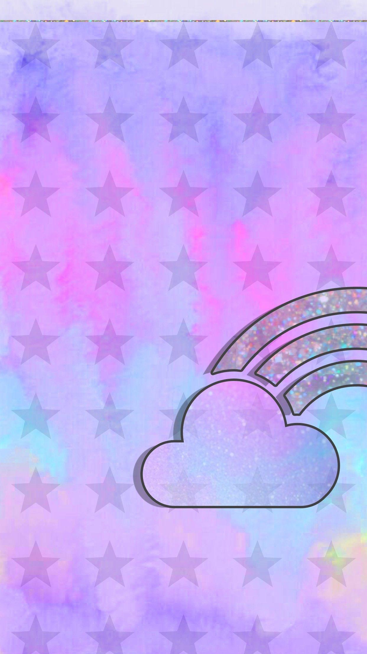 1242x2208 Purple and Pink Wallpaper