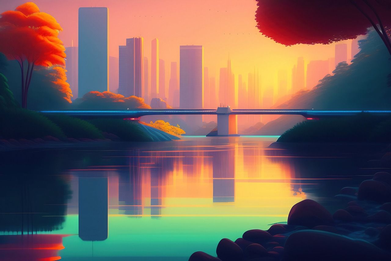 1280x853 Download Ai Generated, City, Wallpaper
