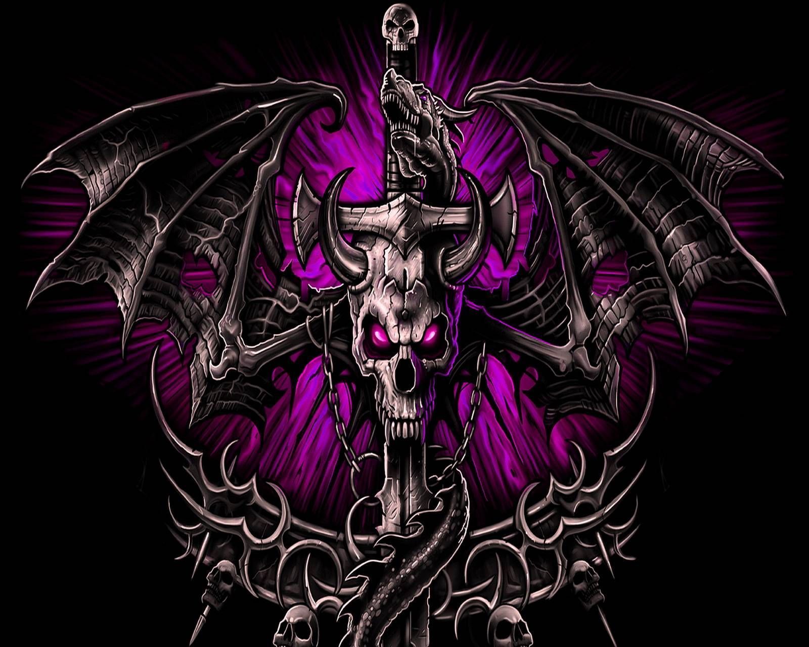 1600x1280 Dragon Skull wallpaper
