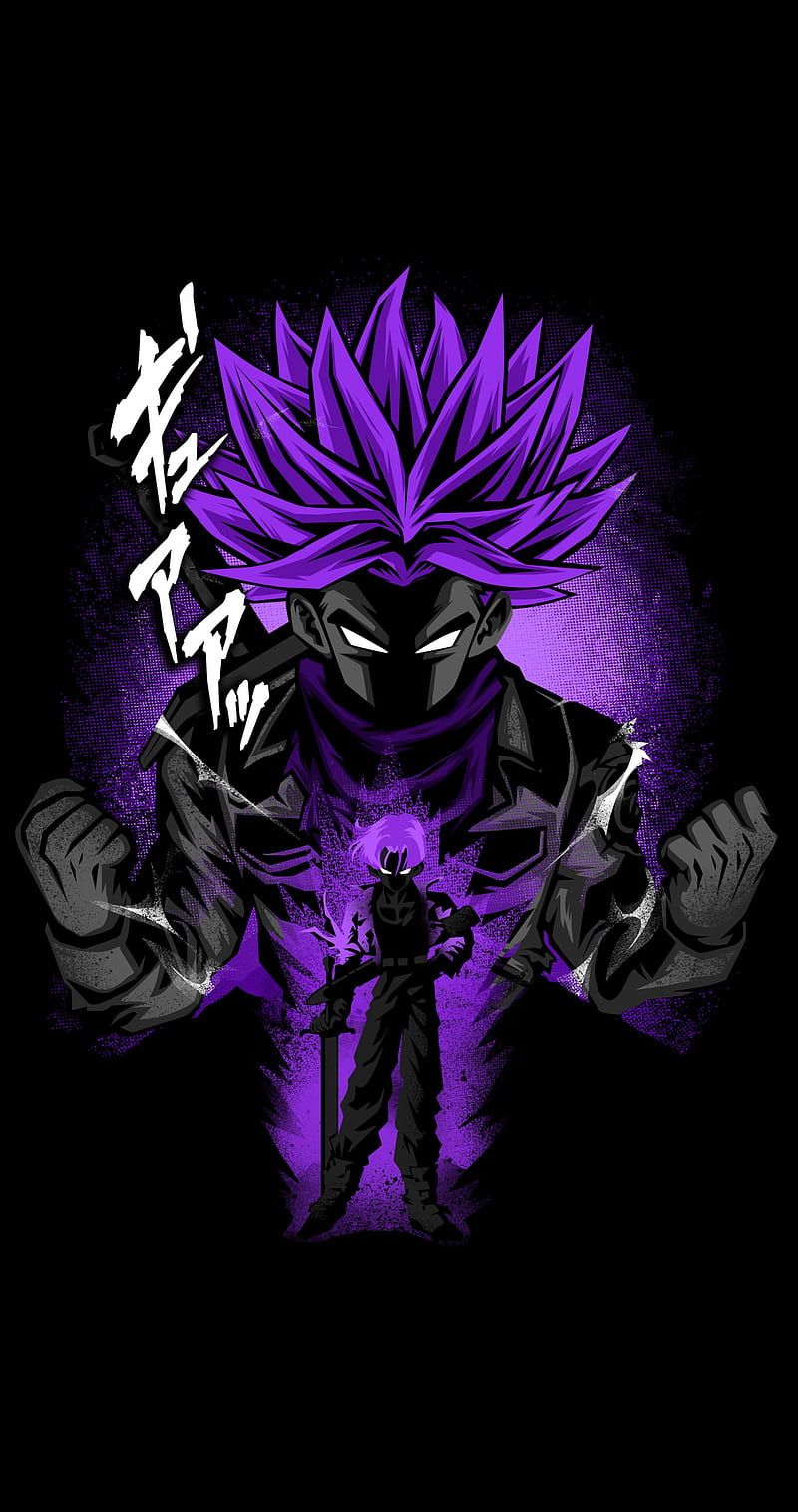 800x1515 HD future trunks wallpaper
