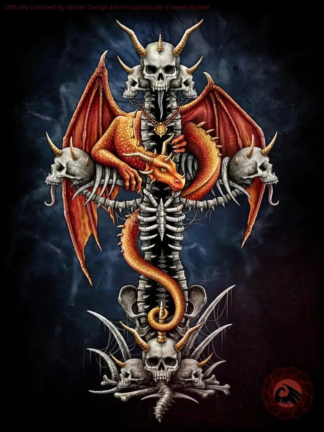1125x1500 Dragon Cross Design & Print