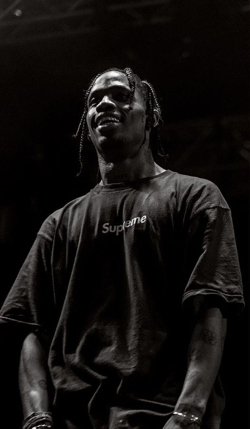 800x1371 TRAVIS SCOTT WALL, aesthetic, black
