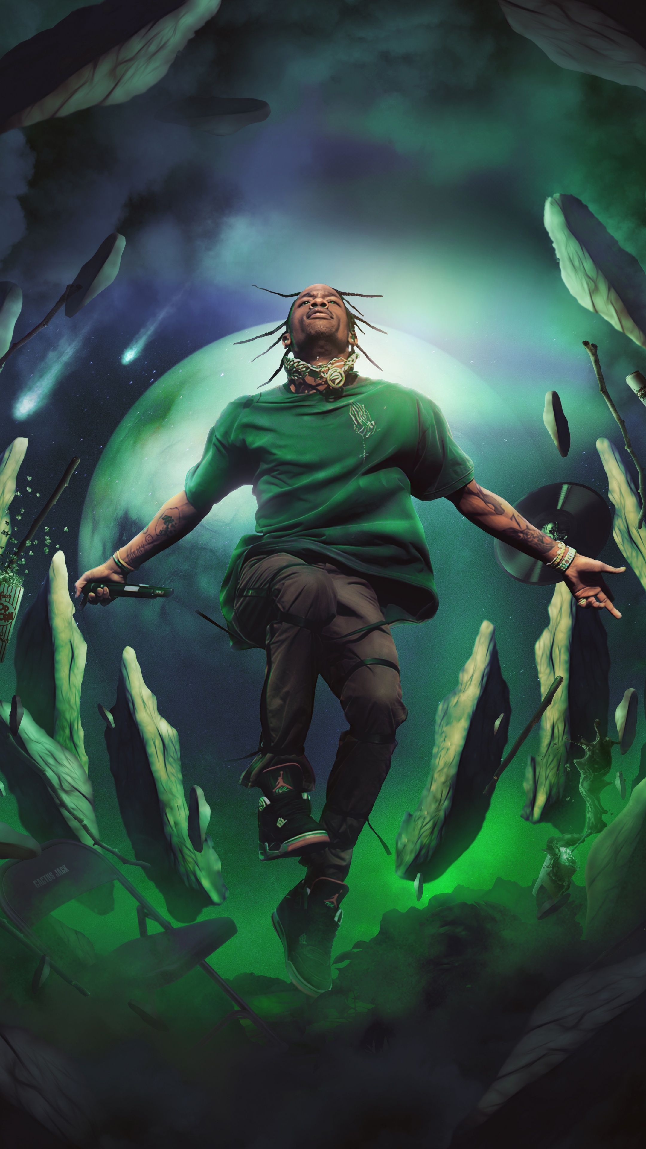 2160x3840 Travis Scott Wallpaper 4K, Utopia, 2023
