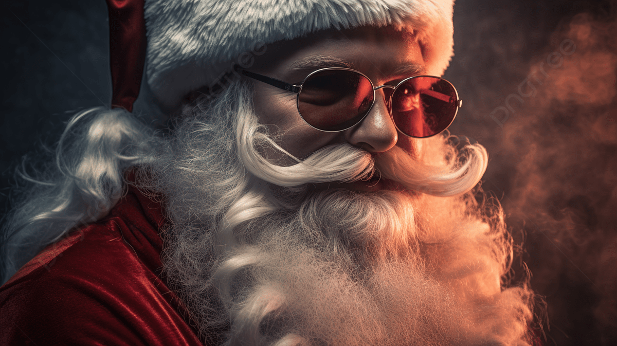 1200x673 Santa Claus With A Beard And Glasses