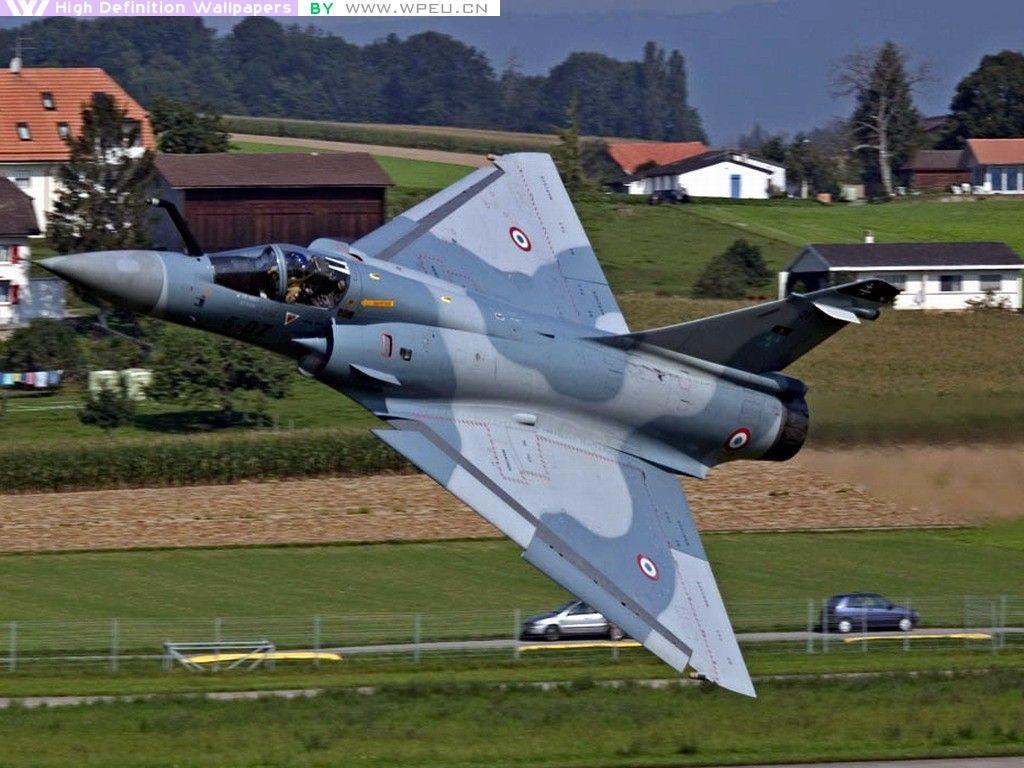1024x768 Wallpaper Dassault Mirage French fighter, French Air