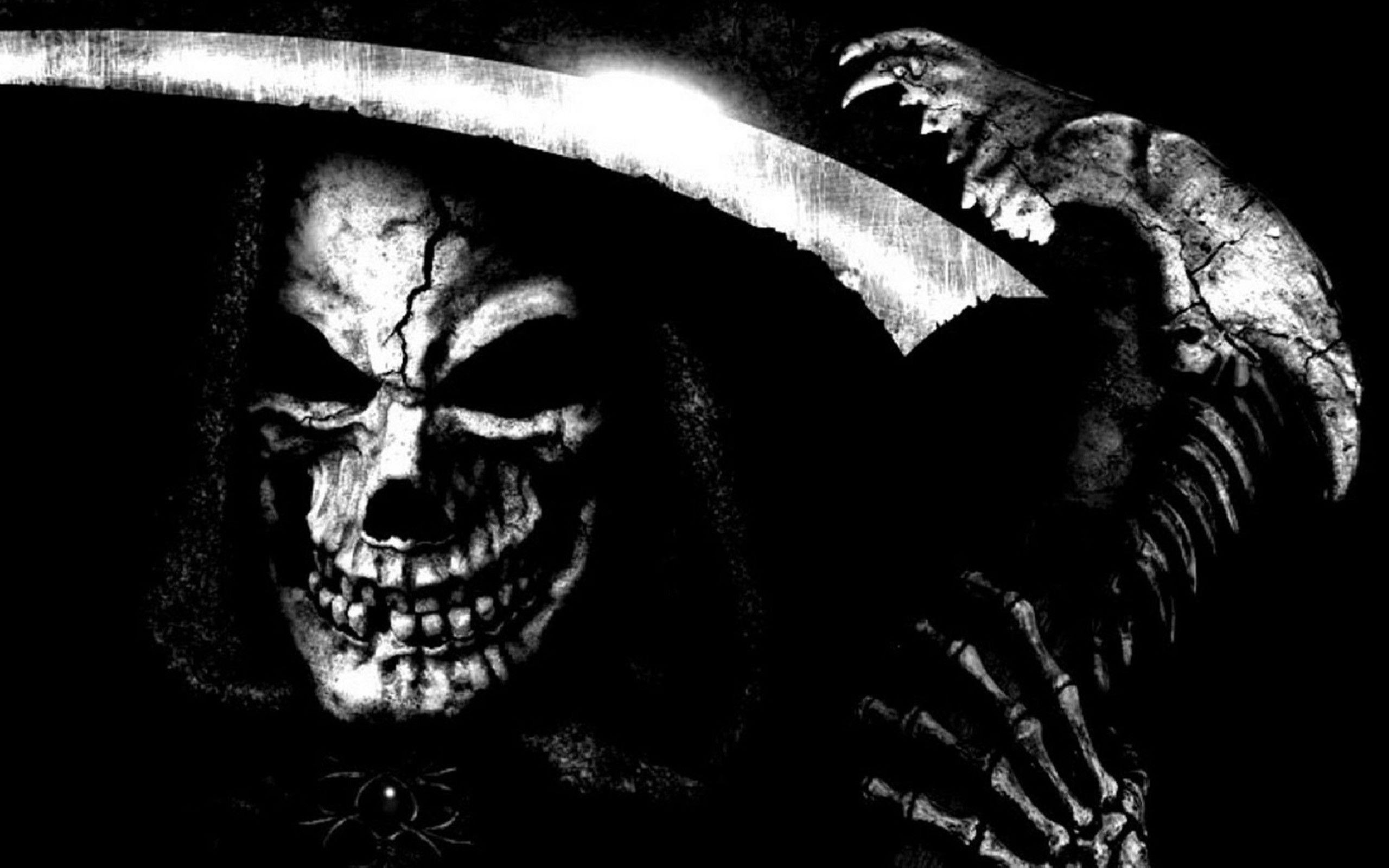 2560x1600 Scary Skulls Wallpaper