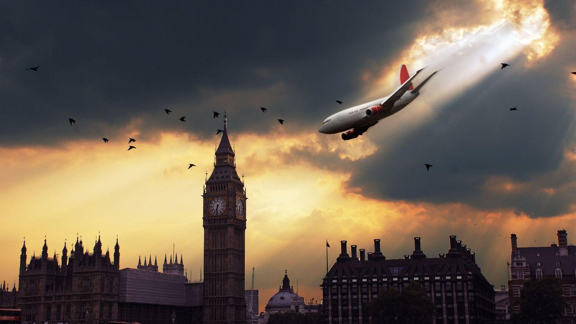 1920x1080 Plane Crash Wallpaper