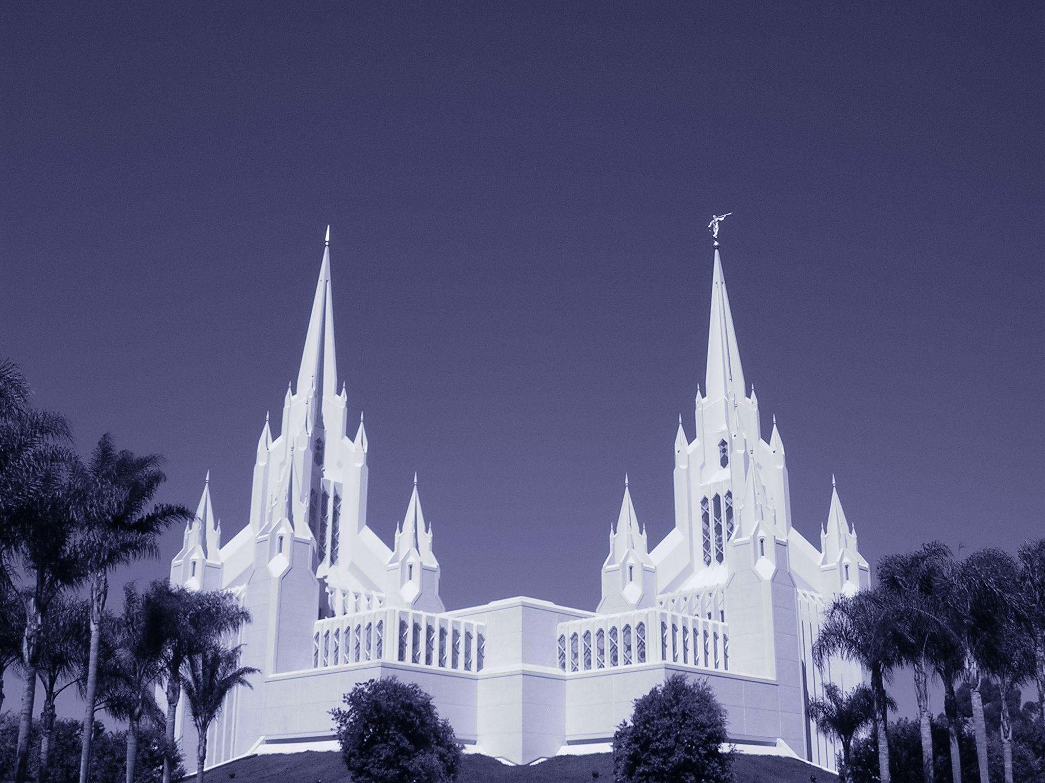 2048x1536 San Diego California Temple Full HD Wallpaper