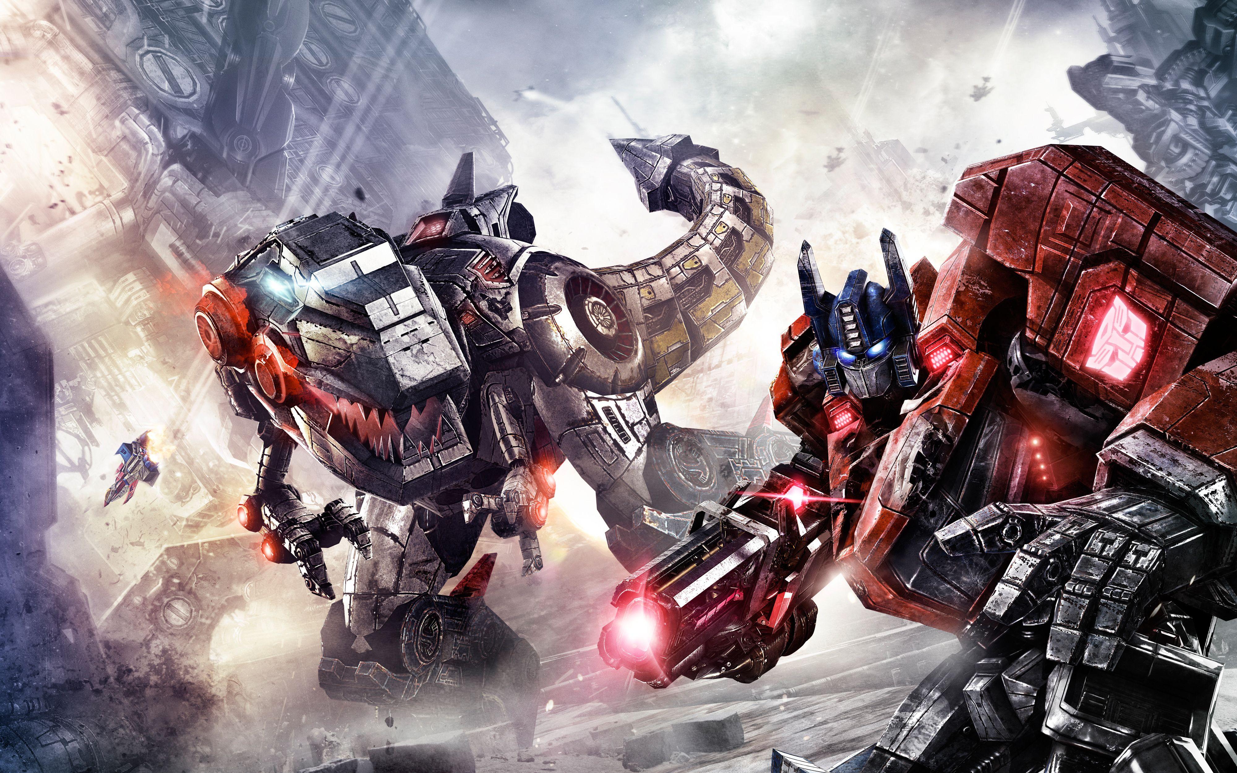 4000x2500 Transformers Fall of Cybertron Wallpaper