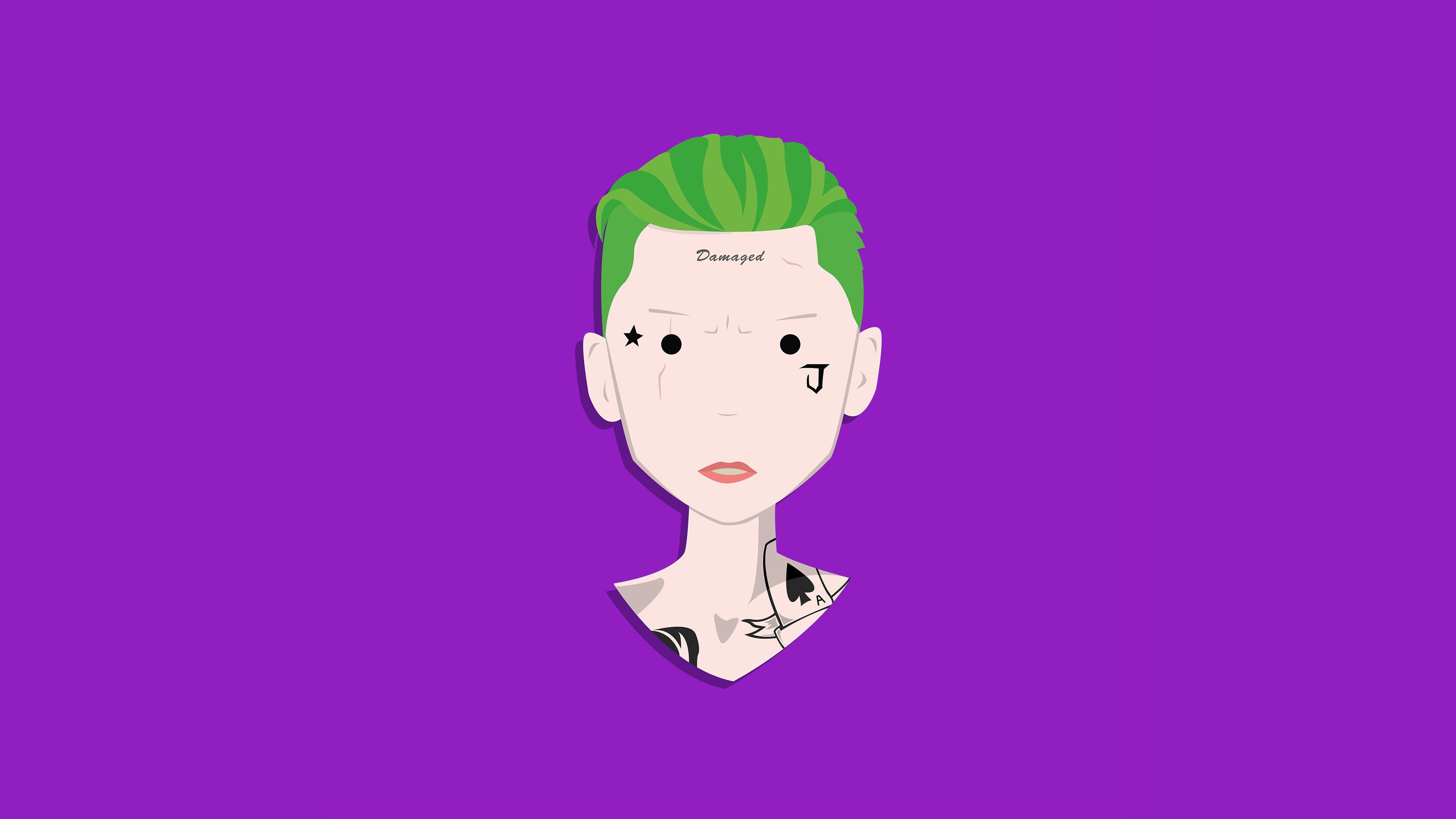 3840x2160 Joker Minimalist 4k, HD Superheroes, 4k Wallpaper, Image