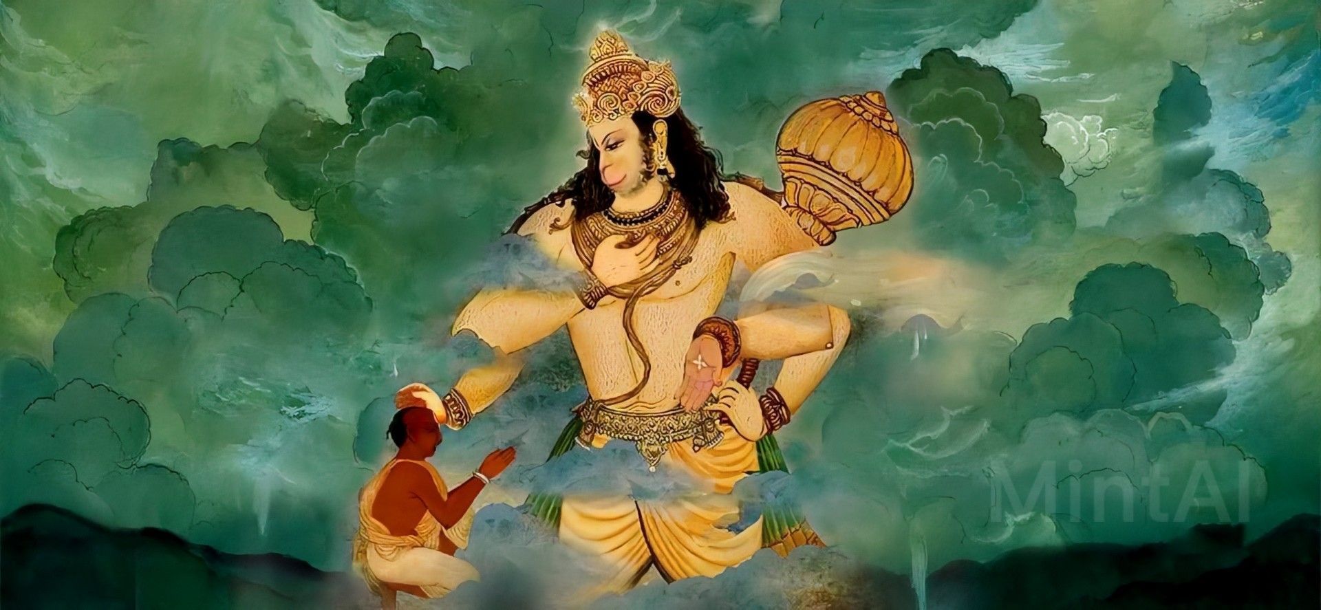 1920x887 Lord Hanuman HD Wallpaper