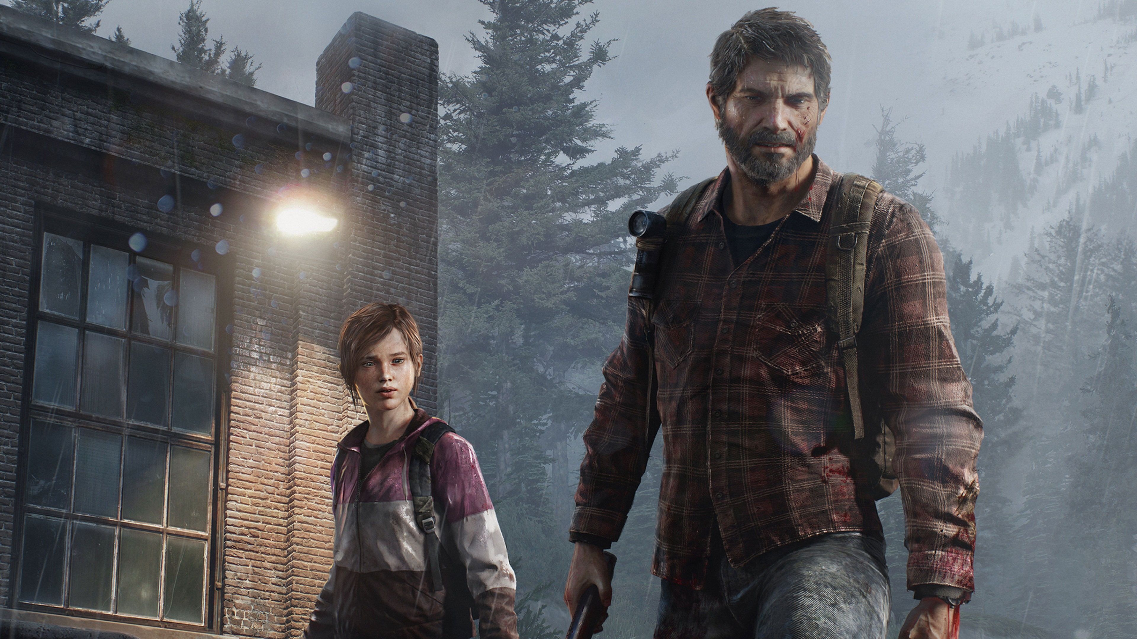 3840x2160 Joel, video games, Ellie