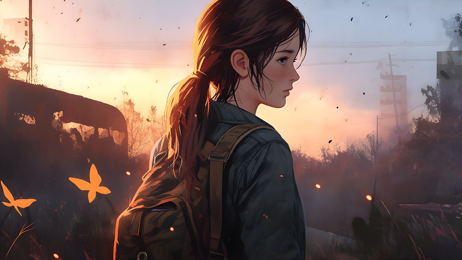 1536x864 Ellie Aesthetic Desktop Wallpaper