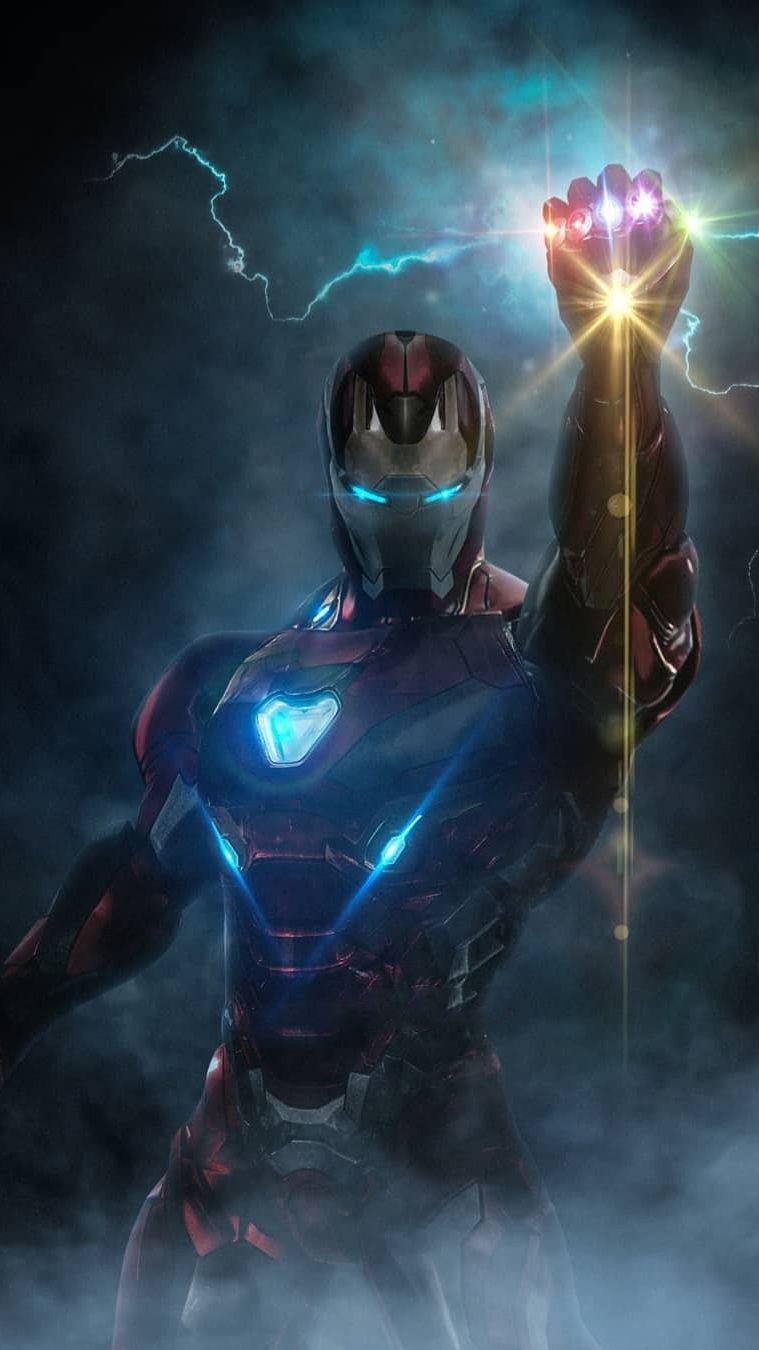 759x1350 Infinity Stones Iron Man Armor Hình nền iPhone.  Người Sắt