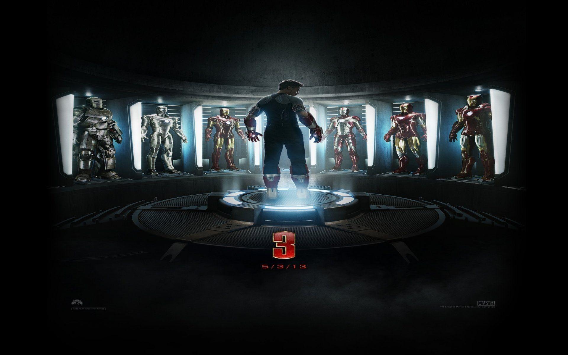1920x1200 Iron Man Suits Wallpaper Man 3 Background, HD