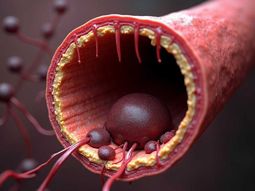 1024x768 Blood Vessel AI Image Generator