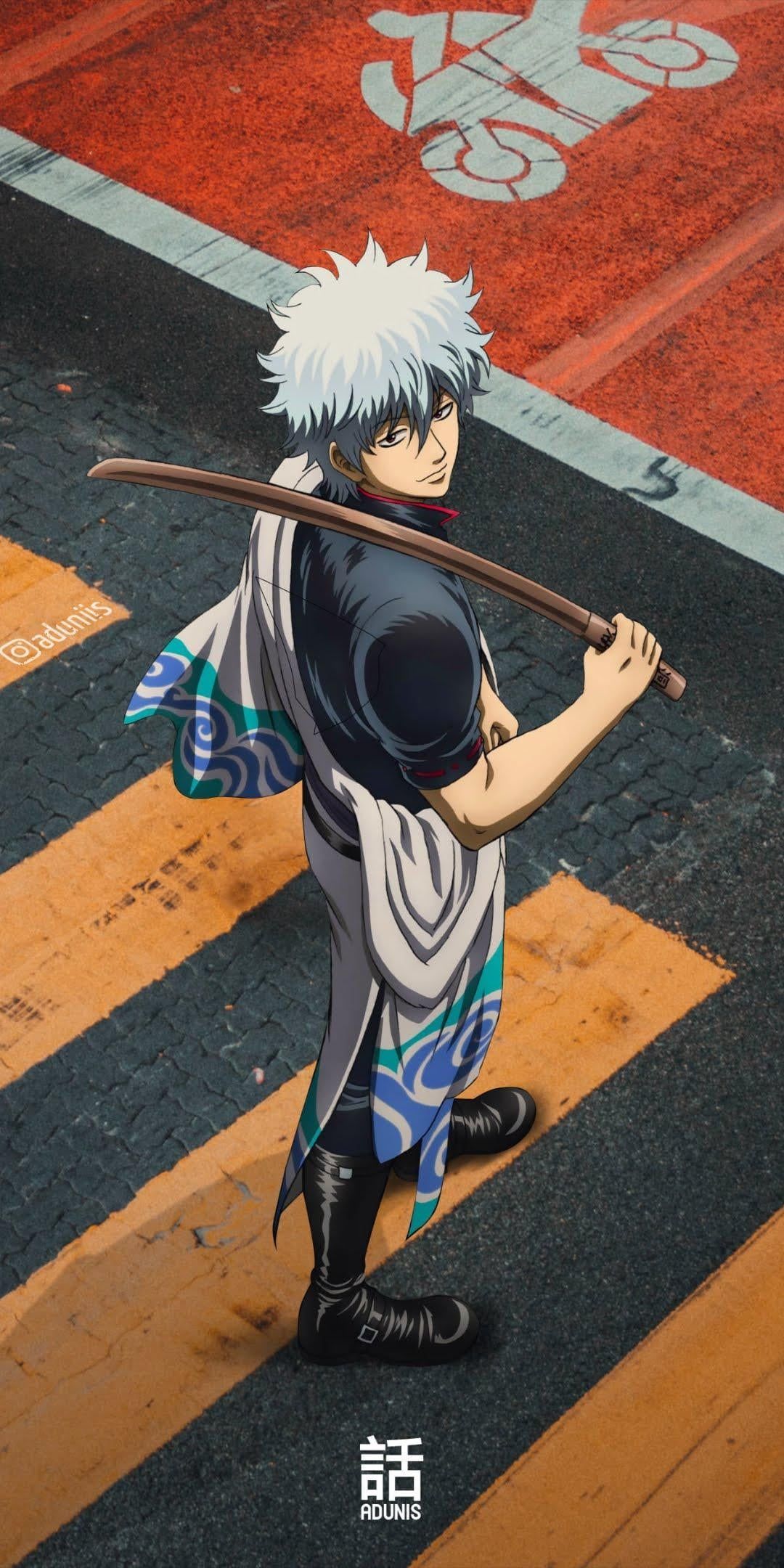 1080x2160 most beautiful gintama wallpaper. : r