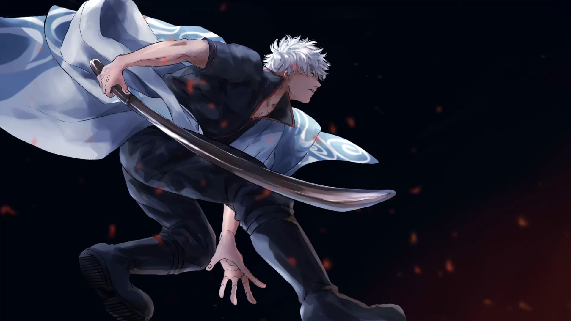 1920x1080 Gintoki Live Wallpaper