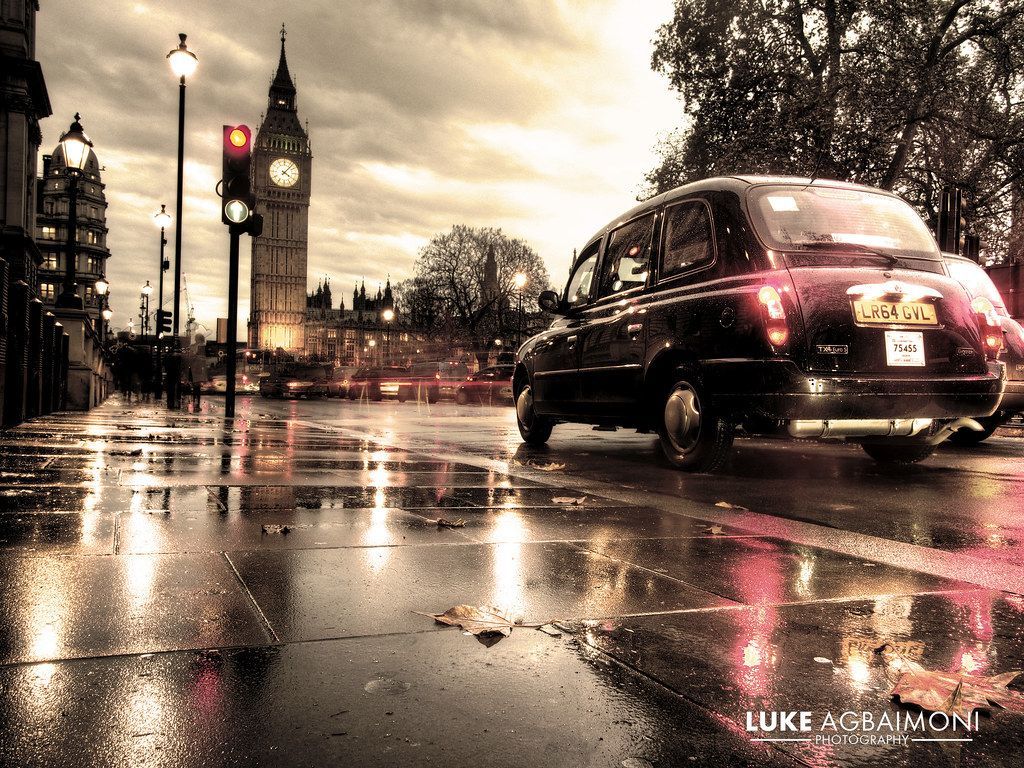 1024x768 Taxi to Big Ben. I rarely