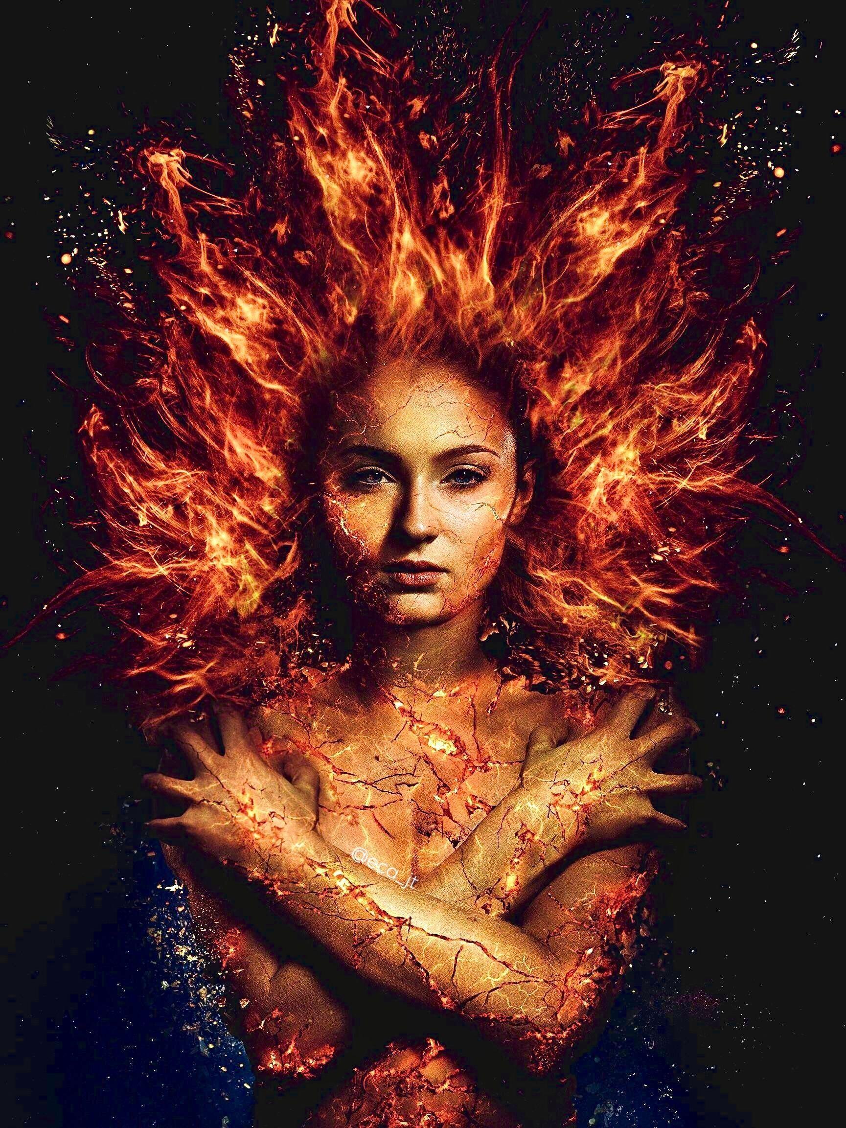 1729x2305 Sophie Turner As Jean Grey In X Men: Dark Phoenix. Sophie