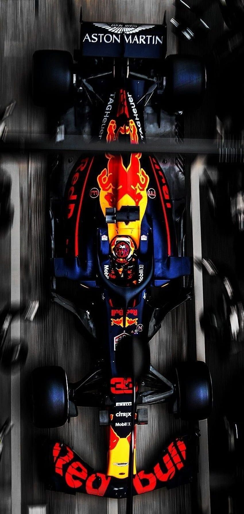 850x1793 Red bull HD wallpaper